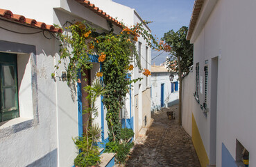 Fototapeta na wymiar In The Streets Of Ferragudo, Algarve, Portugal