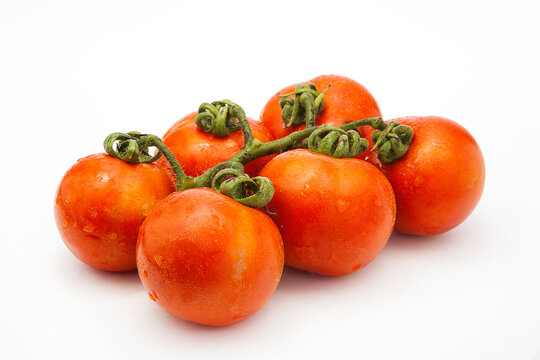 tomatoes isolated on white background