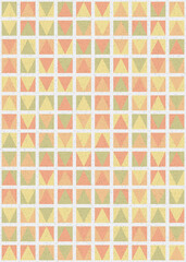 Abstract Geometric Pattern generative computational art illustration