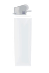 White lighter template. vector illustration