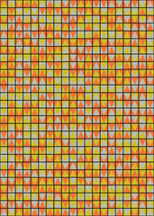 Abstract Geometric Pattern generative computational art illustration