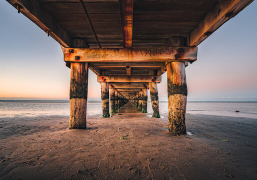 The Rye Pier From Down Under.