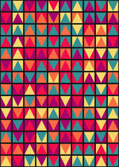 Abstract Geometric Pattern generative computational art illustration