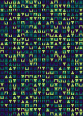 Abstract Geometric Pattern generative computational art illustration