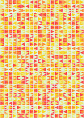 Abstract Geometric Pattern generative computational art illustration