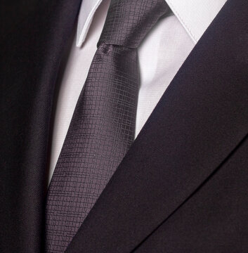 Close Up Of Business Suit And Tie