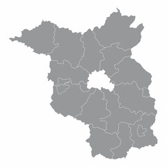 Brandenburg districts map