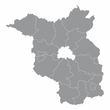 Brandenburg districts map