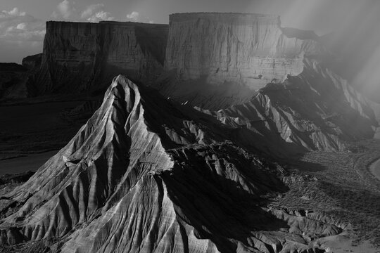 Bardenas Reales. Desierto de Bardenas Reales, 
desert of Bardenas Reales Navarra Spain This particular rock formation