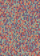 Fototapeta premium Abstract Geometric Pattern generative computational art illustration