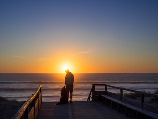 Fototapeta premium sunset on the ocean