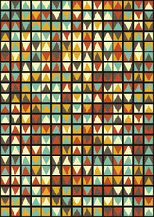 Abstract Geometric Pattern generative computational art illustration