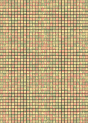 Abstract Geometric Pattern generative computational art illustration