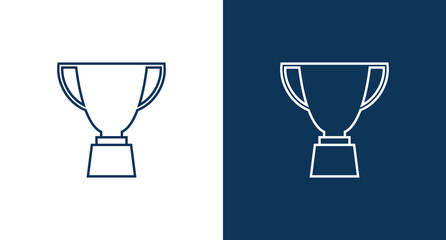 Race cup icon for web and mobile