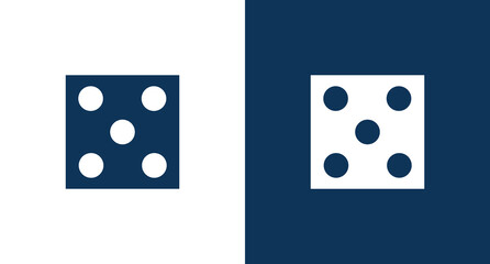 Domino icon illustration isolated vector sign symbol