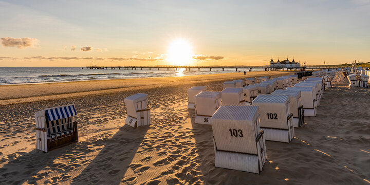 Seebr&radic;&ordm;cke, Seebad Ahlbeck, Insel Usedom