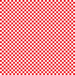 Checkered red and white seamless background