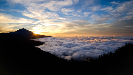 Sunset over Pico de Teide, Tenerife
