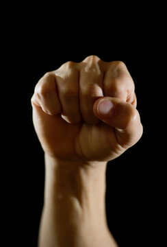 Studio shot of fist