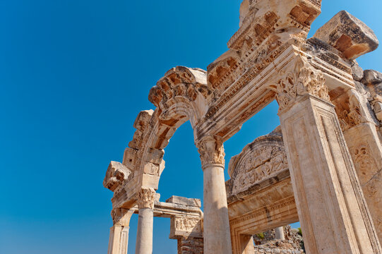 Turkey, Ephesus, Temple of Hadrian