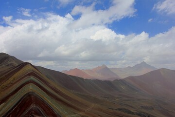 Over the rainbow mountains