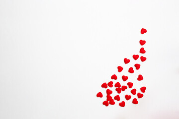 heart of hearts on white background