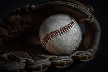 baseball and glove