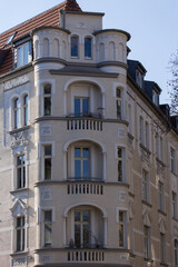 Fototapeta na wymiar art nouveau facade