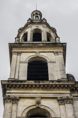 Obraz premium Nancy Cathedral (Cathedral of Our Lady of the Annunciation and St. Sigisbert) - Roman Catholic Church located in town of Nancy, Lorraine, France. Nancy Cathedral erected in the XVIII century.