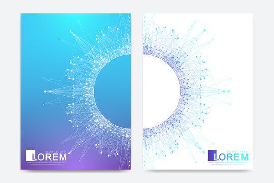 Modern Health care cover template design for a report and medical brochure design, flyer, leaflets for printing presentation Covid 19, coronavirus. Pandemic or epidemic concept. Vector illustration.