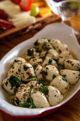 Bocconcini Mozzarella Basil Salad