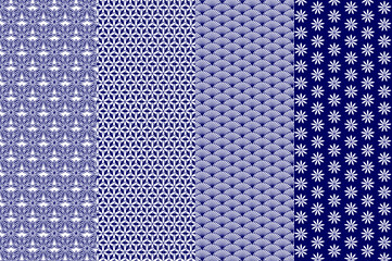4 Japanese Traditional Patterns