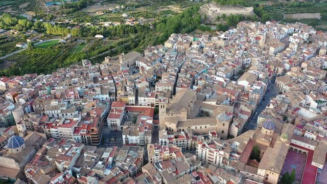 View over the city of Segorbe. Province of Valencia. Spain
