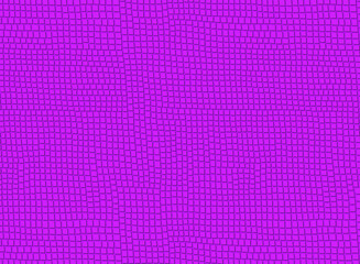 Pink mosaic background. Сhaotic mosaic texture. Square pattern with geometric design. Pink leather vector pattern.