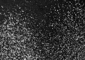 Old black dirty grunge wall with abstract white detailed texture background pattern