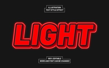 Template Text Effect Style For Different Use Header, Typeface, Title.