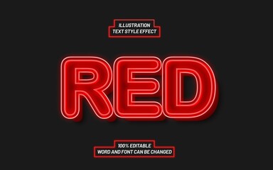 Template Text Effect Style For Different Use Header, Typeface, Title.