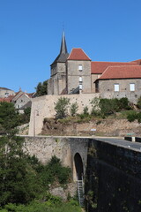 Fototapeta na wymiar Indre - Saint-Benoit-du-Sault - Ancienne abbaye