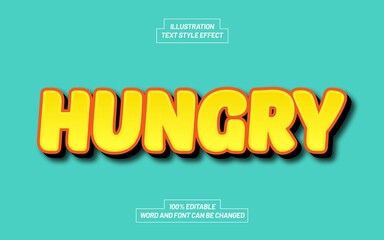 Template Text Effect Style For Different Use Header, Typeface, Title.