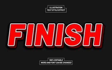 Template Text Effect Style For Different Use Header, Typeface, Title.