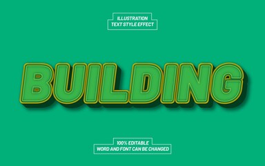 Template Text Effect Style For Different Use Header, Typeface, Title.