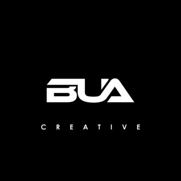 BUA Letter Initial Logo Design Template Vector Illustration