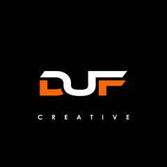 DUF Letter Initial Logo Design Template Vector Illustration