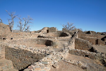 Kiva in the pueblo of native americans