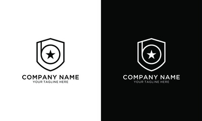 star shield technology logo design