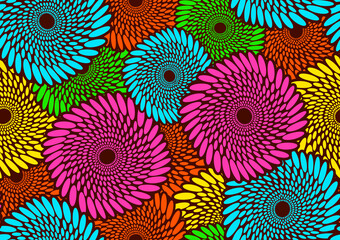 african seamless pattern, picture art and abstract background.