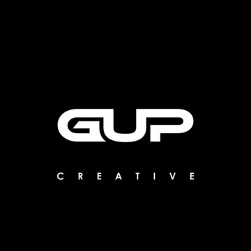 GUP Letter Initial Logo Design Template Vector Illustration