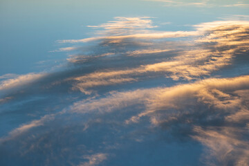 clouds from the sky