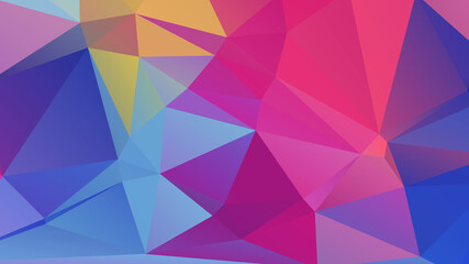 Fototapeta premium Abstract Color Polygon Background Design, Abstract Geometric Origami Style With Gradient. Presentation,Website, Backdrop, Cover,Banner,Pattern Template