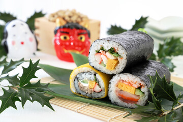 節分　恵方巻き 